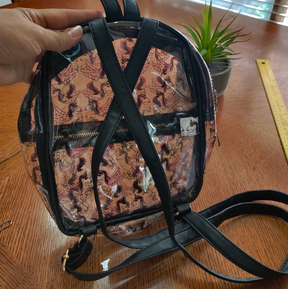 See through small unicorn backpack - Picture 2 of 5